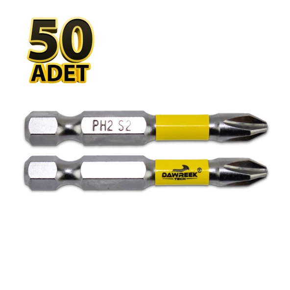 Dawreek Tech Yuvarlak Yıldız Bits Uç PH2 / 50mm - Resim 5
