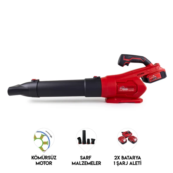Turbo Üfleme Fan KIRMIZI ürün görseli 1