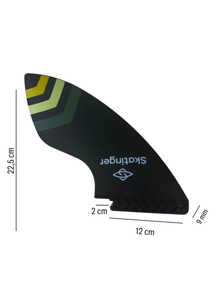 Skatinger Sup Paddle Board Şişme Sörf Tahtası Renkli Fin ürün görseli 1