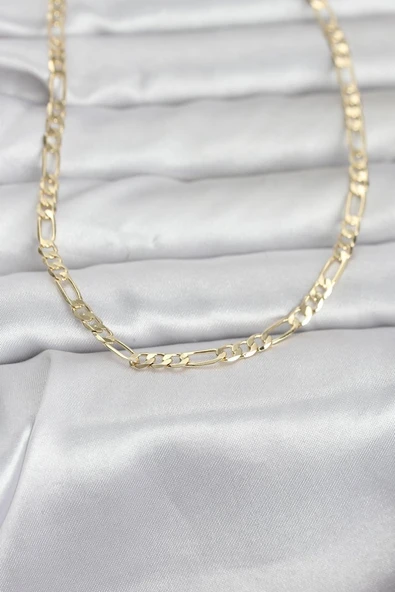 CM 14K Gold Renk Kuşgözü Zincir Model 60 cm Kadın Kolye - TJ-BKO10962 ürün görseli 1