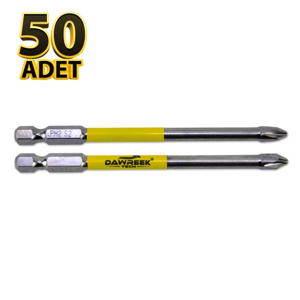 Dawreek Tech Yuvarlak Yıldız Bits Uç PH2 / 100mm - Resim 4