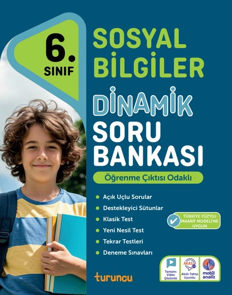 Tudem Yayınları 6. Sınıf Sosyal Bilgiler Dinamik Soru Bankası ürün görseli 1