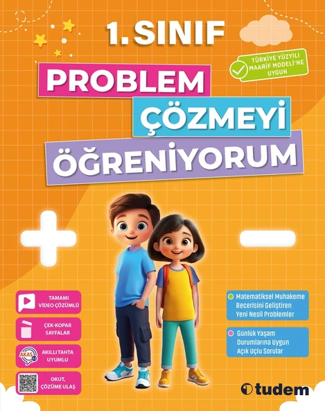 Tudem Yayınları 1. Sınıf Problem Çözmeyi Öğreniyorum ürün görseli 1
