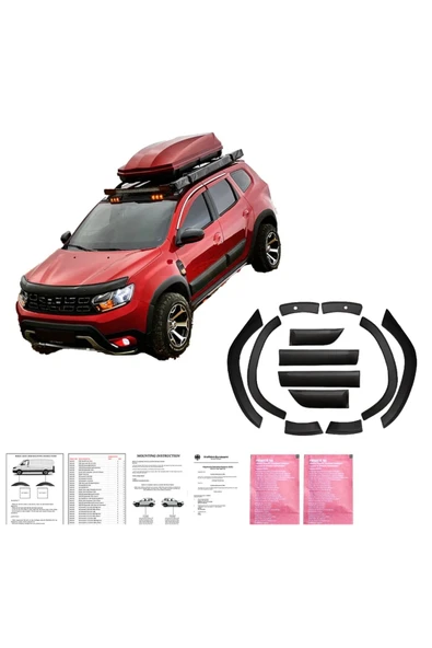 ROAL TUNİNGDacia Duster 2018+ Birebir Uyumlu Çamurluk-Kapı Dodik Seti ürün görseli 1