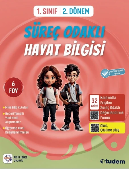 Tudem Yayınları 1. Sınıf 2. Dönem Hayat Bilgisi Süreç Odaklı ürün görseli 1