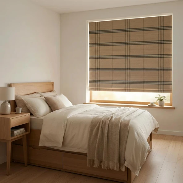 KATLAMALI BAMBU STOR ECHOSE 120X180 - Resim 2