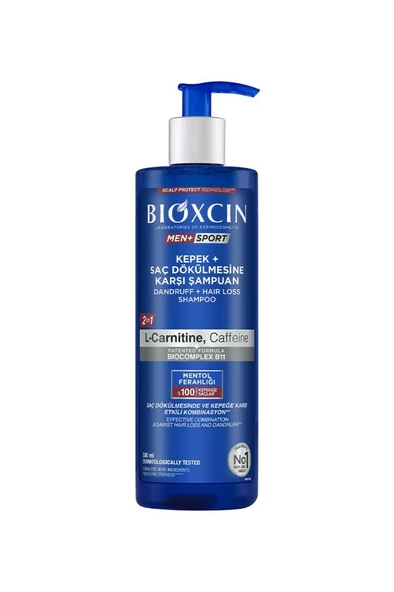 Bioxcin Men+ Sport 500 ml Saç Dökülmesine Karşı Kepek Şampuanı ürün görseli 1