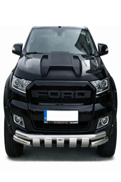 ROAL TUNİNGFORD RANGER 2012-2022 SHARK ÖN TAMPON KORUMA DEMİRİ KROM 76MM ürün görseli 1