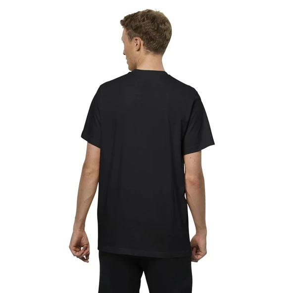 Jack Wolfskin Essential Erkek Tişört - Siyah - Resim 9