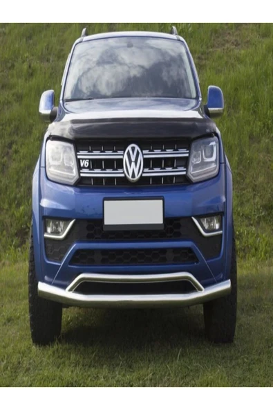 ROAL TUNİNGVolkswagen Amarok Ön Koruma Demiri Double Krom 2010-2021 Arası Birebir Uyumlu Çift Borulu Tampon Koruma ürün görseli 1