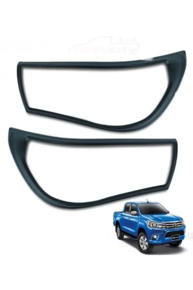 ROAL TUNİNGToyota Hilux 2015-2020 Birebir Uyumlu Ön Far Kaplama-Koruma Çift ürün görseli 1