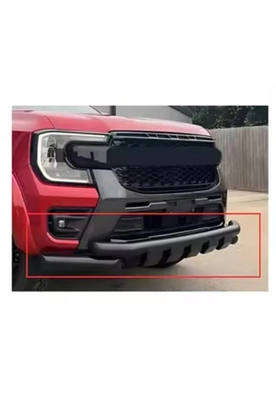 ROAL TUNİNGFord Ranger T9 2022+ Uyumlu Shark Ön Tampon Koruma Demiri - Off-Road Tasarım (Araca Özel) ürün görseli 1