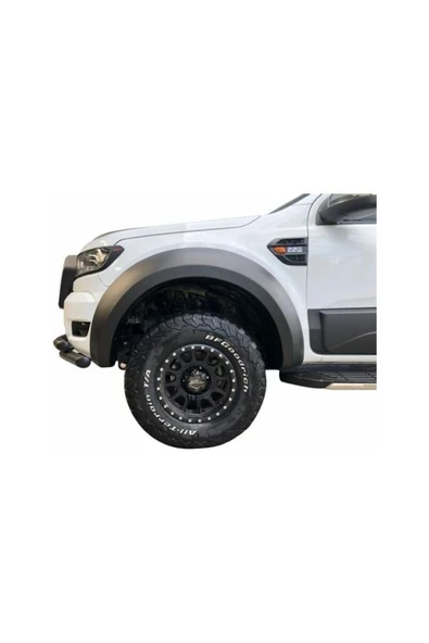 ROAL TUNİNGFord Ranger T6 T7 T8 Jumbo Çamurluk Dodik Seti Düz Model Mat Siyah Uyumlu Araç Aksesuarı ürün görseli 1