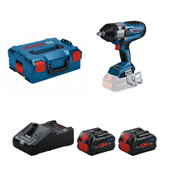 Bosch GDS 18v-1000 Procore 2x8.0Ah Çift AKülü Darbeli Somun Sıkma ürün görseli 1