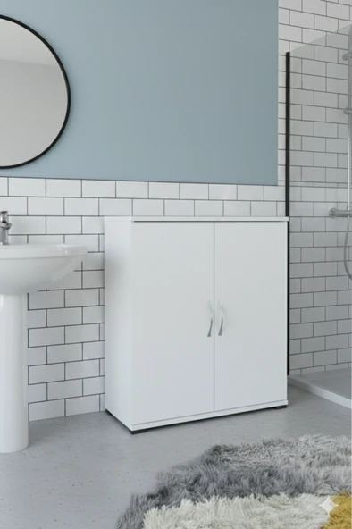 4 Bölmeli Banyo,Havlu Dolabı - Resim 2