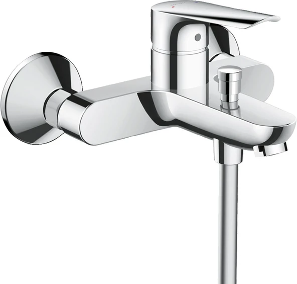 Hansgrohe Logis E Tek Kollu Aplike Banyo Bataryası Krom - 71415000 ürün görseli 1