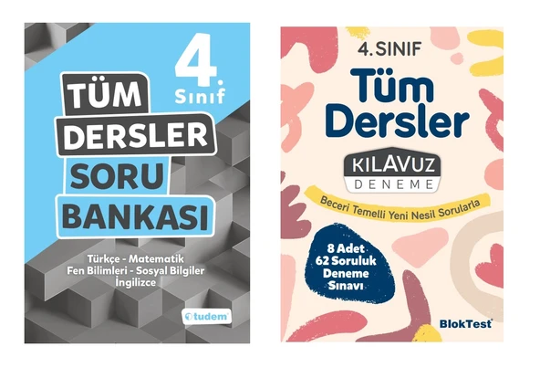 Tudem Yayınları 4. Sınıf Tüm Dersler Soru Bankası ve Deneme Seti ürün görseli 1