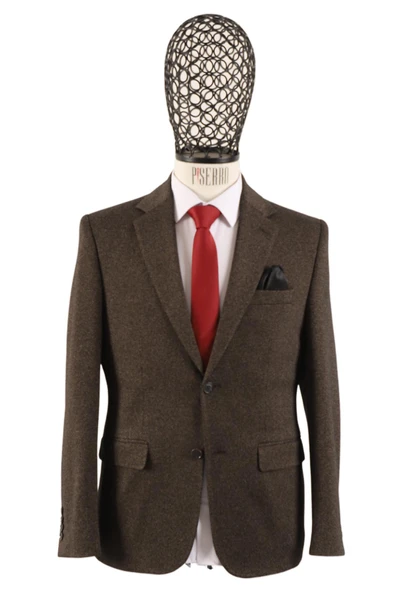 Tek Ceket Erkek Slim Fit - Resim 3