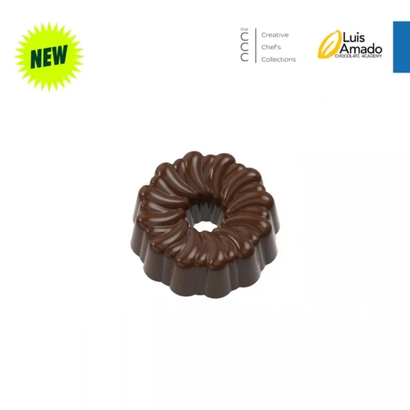 Polikarbon Çiçek Pralin Çikolata Kalıbı 10 gr | Cm-4070 ürün görseli 1