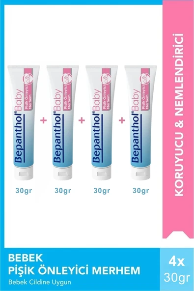 Bepanthol Baby Pişik Önleyici Merhem 30 gr x 4 Adet ürün görseli 1