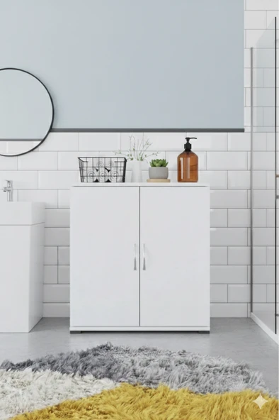 4 Bölmeli Banyo,Havlu Dolabı ürün görseli 1