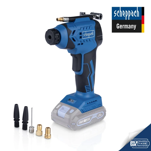 Scheppach C-AC20-X Akülü El Kompresörü 20 V 7 Bar (Akü ve Şarj Cihazı Dahil Değildir) - 5909247900 ürün görseli 1