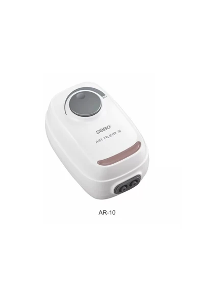 Sobo AR-10 Hava Motoru Çift Çıkış 3W 2*3.4 L/Min ürün görseli 1