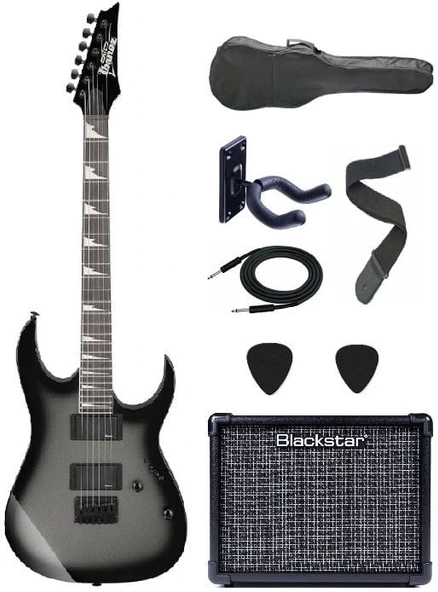 IBANEZ GRG121DX-MGS GRG Purpleheart Klavye Elektro Gitar Set ürün görseli 1