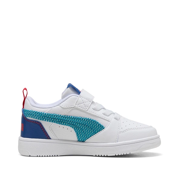 PUMA REBOUND V6 Lo AC+Ps BEYAZ ÇOCUK AYAKKABI 40277201T-6 ürün görseli 1