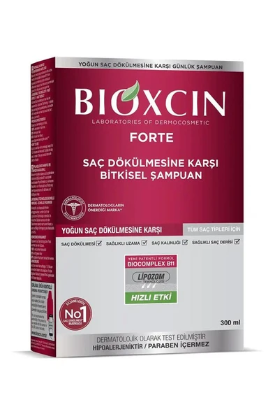 Bioxcin Forte 300 ml Saç Dökülmesine Karşı Şampuan ürün görseli 1
