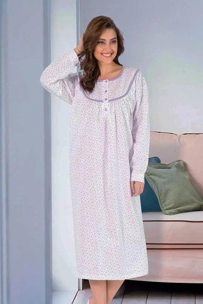 KADIN BATTAL PAMUK PENYE 2XL-3XL ANNE GECELİK ürün görseli 1