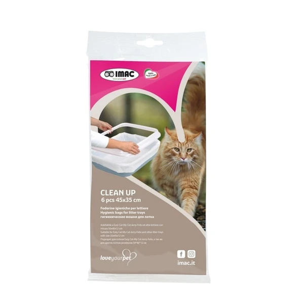 Imac Clean Up 6x10 Pcs Kedi Tuvaleti Torbası ürün görseli 1
