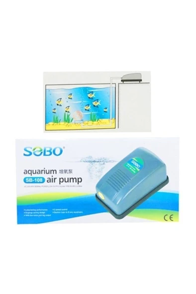 Sobo SB-108 Hava Motoru Tek Çıkış 2.5W 3L/Min ürün görseli 1