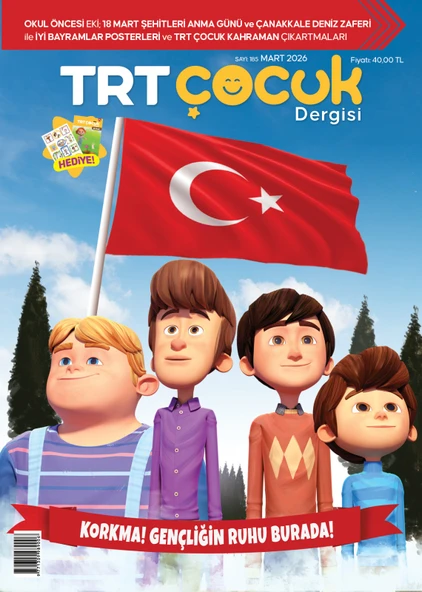 TRT Çocuk Dergi Mart 2026 ürün görseli 1