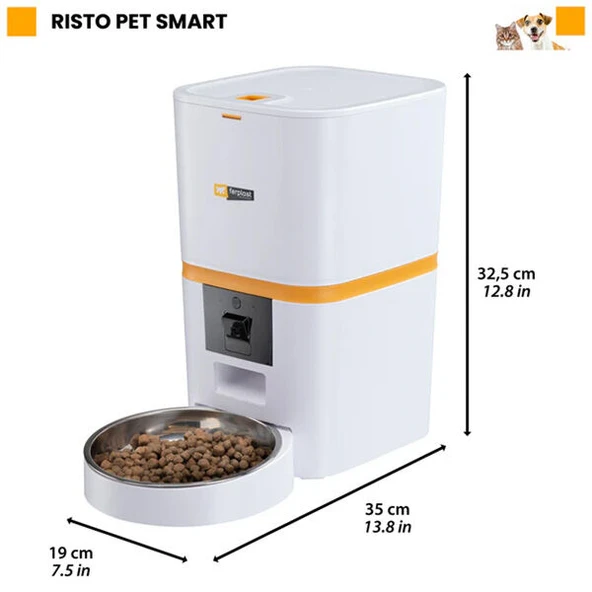 Ferplast Risto Pet Smart Akıllı Otomatik Mama Kabı - Resim 4