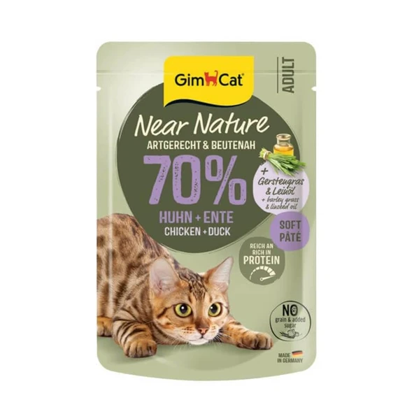 GimCat Near Nature Tavuklu & Ördekli 85Gr ürün görseli 1