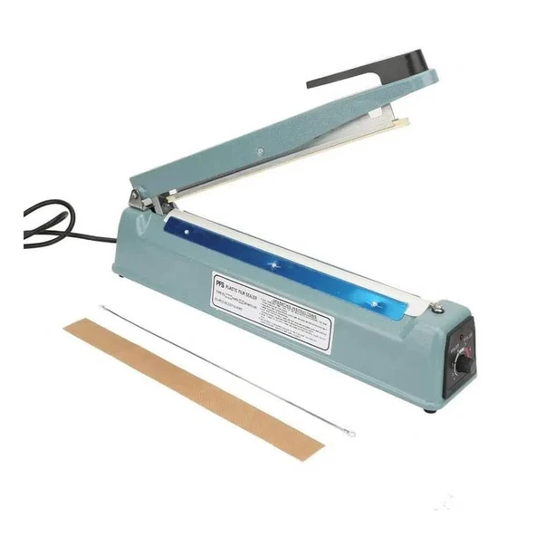 20cm Poşet Ağzı Kapama Yapıştırma Makinası - Metal Gövde - Yedek Tel ve Teflon Hediyedir ürün görseli 1