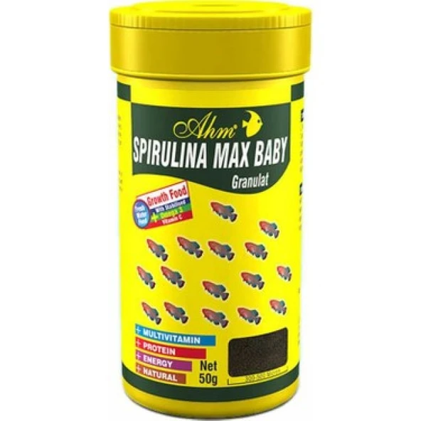 Ahm Spirulina Max Baby Granulat 100 ML ürün görseli 1