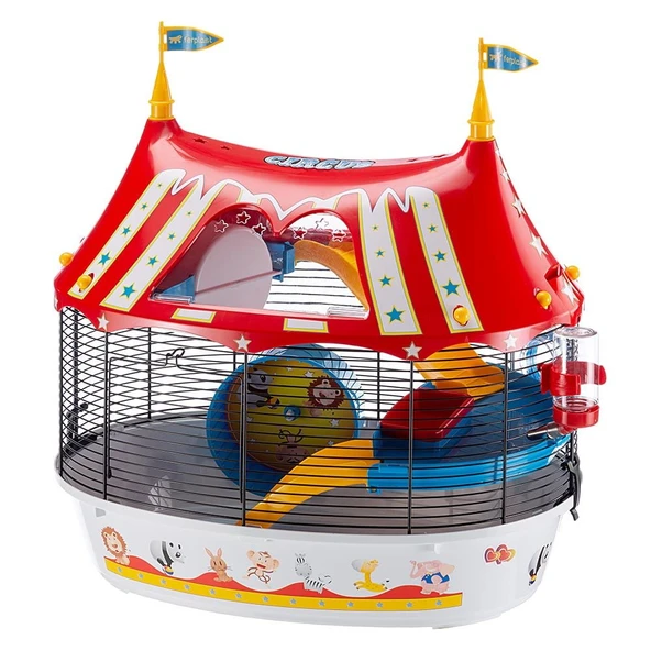 Ferplast Circus Fun Hamster Kafesi Siyah 49x34x42Cm ürün görseli 1