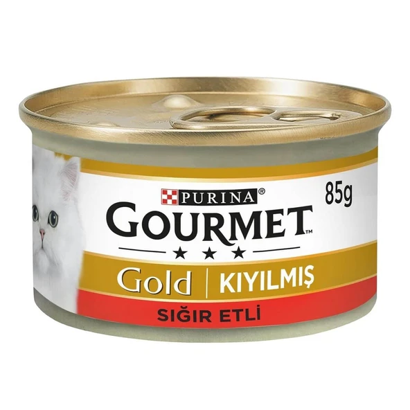 Gourmet Gold Kıyılmış Sığır Etli Kedi Konservesi 85 Gr ürün görseli 1