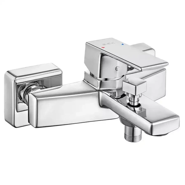 Eca Royal Krom Renk Kireç Kırıcılı Gizli Perlatör Banyo Bataryası ürün görseli 1