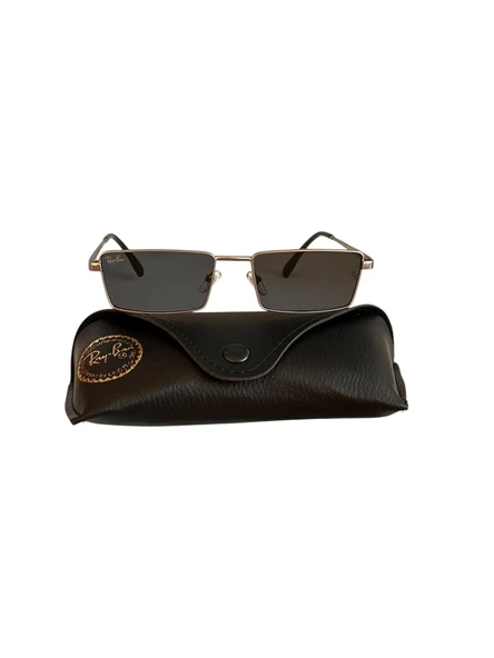 RAY BAN UNİSEX GÜNEŞ GÖZLÜĞÜ GÜMÜŞ ÇERÇEVE DETAYLI YENİ SEZON ürün görseli 1