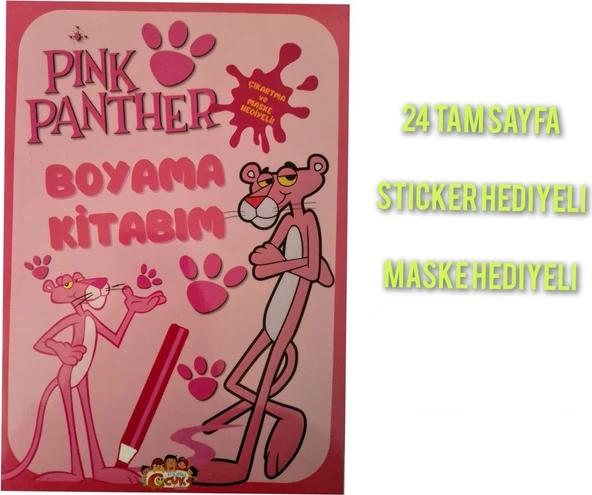 Mutlu Çocuk Yayınları Pink Panther Boyama Kitabım ürün görseli 1