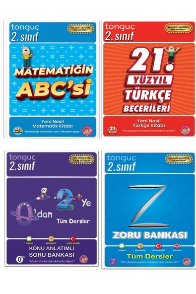 2. Sınıf Konu Anlatımı ve Soru Bankası Set - 4 Kitap ürün görseli 1