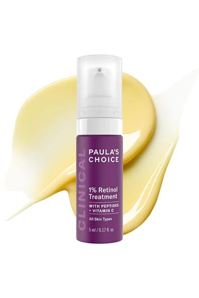 Paulas Choice CLINICAL 1% Retinol Face Moisturizer Treatment with Peptides, Vitamin C & Licorice Extract, 5ml ürün görseli 1