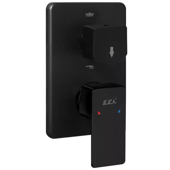 Eca Royal Mat Siyah Ank Banyo/Duş 2 Yolu Sıva Üst 102167251C1-KDE ürün görseli 1