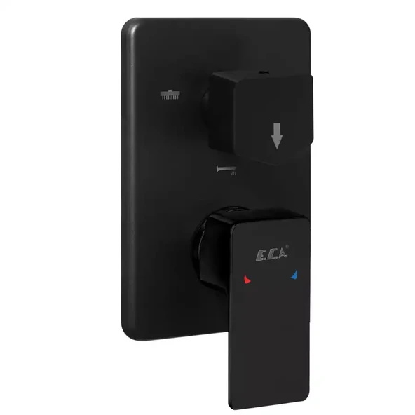 Eca Royal Mat Siyah Ankastre Banyo/Duş 3 Yolu S. Ü. 102167351C1-K ürün görseli 1
