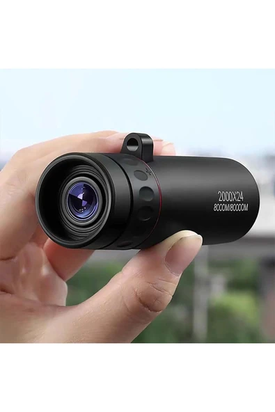 Plentiful 2000x24 Zoom Monoküler Mini Taşınabilir HD Dürbün Su Geçirmez Tripod Telefon Tutacağı ürün görseli 1