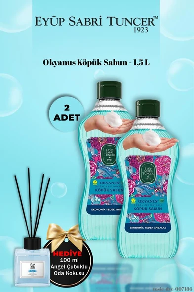 Eyüp Sabri Tuncer x 2 Okyanus Köpük Sabun 1,5 L  Angel Koku Hediye ürün görseli 1