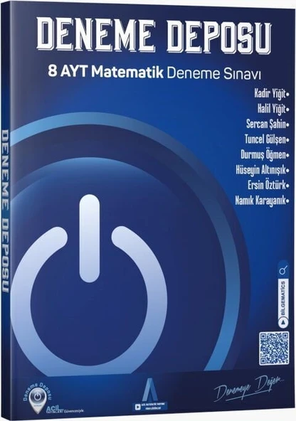Deneme Deposu YKS AYT Matematik 8 Deneme Sınavı Deneme Deposu Yayınları ürün görseli 1